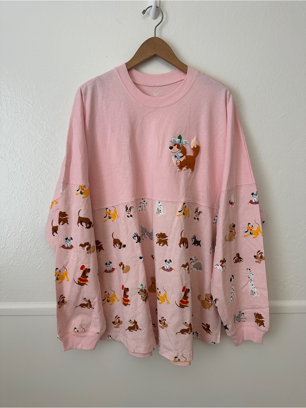 NWT Disneyland Spirit Jersey Disney Dogs RARE Pink XL